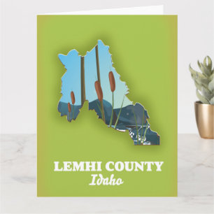 Lemhi County, Idaho Karte