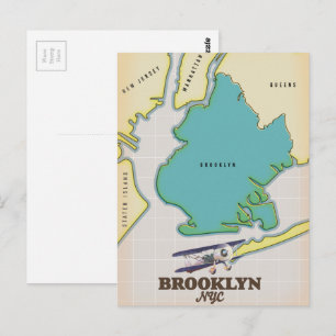 Lemhi Landkreis, Idaho Karte Postcard