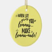 Lemma (Lemonade) Mathematics Linguistics Spaß Keramikornament (Rechts)