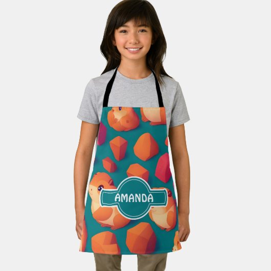 Lemming Geometric Colorful Personalisiert Pattern Schürze (Insitu)