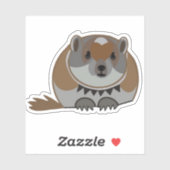 Lemming Lemming Lemming Custom-Cut Vinyl Sticker (Blatt)