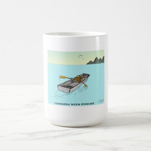 LEMMING MIT der EINBLICK-Tasse Kaffeetasse (Mittel)