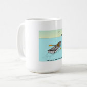 LEMMING MIT der EINBLICK-Tasse Kaffeetasse (Vorderseite Links)