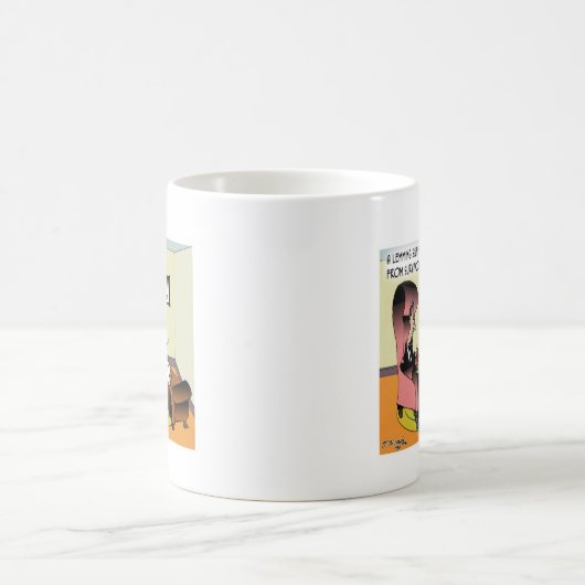 Lemming-Überlebend-Schuld Kaffeetasse (Mittel)