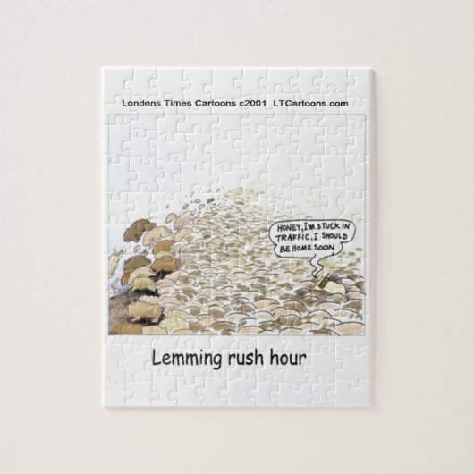 Lemmings Rush Hour Funny Puzzle (Vertikal)