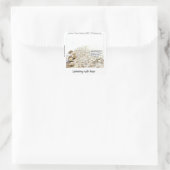 Lemmings Rush Hour Funny Quadratischer Aufkleber (Tasche)