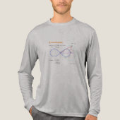 Lemniscate elegant Tri-Blend shirt (Vorderseite)