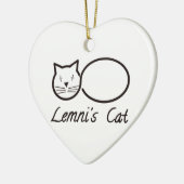 Lemniscate Keramik Ornament (Links)
