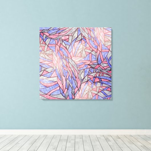 Lemohaco abstract art canvas leinwanddruck (Insitu (Holzboden))