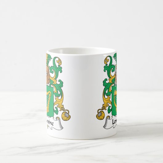 Lemoine Familienwappen Kaffeetasse (Mittel)
