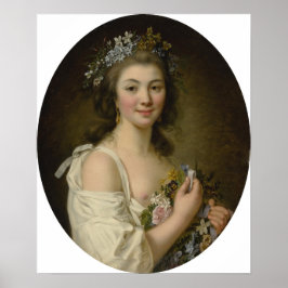 Lemoine - Portrait von Madame Genlis Poster