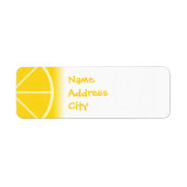 Lemon Address Labels (Vorne)