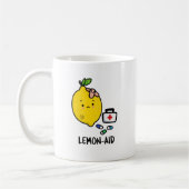 Lemon aid Funny First Aid Lemon Pun Kaffeetasse (Links)