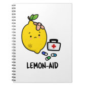Lemon aid Funny First Aid Lemon Pun Notizblock (Vorderseite)