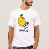 Lemon aid Funny First Aid Lemon Pun T-Shirt (Vorderseite)