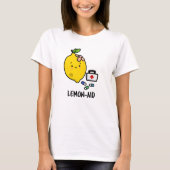 Lemon aid Funny First Aid Lemon Pun T-Shirt (Vorderseite)