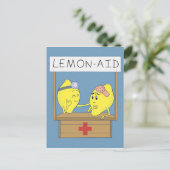 Lemon Aid Postkarte (Stehend Vorderseite)