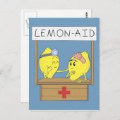 Lemon Aid Postkarte (Vorne/Hinten)