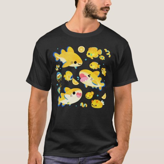 Lemon  and friends blue T-Shirt (Vorderseite)