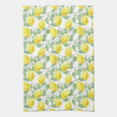 Lemon and Leaves Pattern Geschirrtuch (Vertikal)