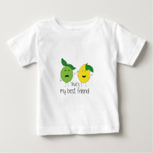 Lemon and Limon Best Friends BESTE FREUNDIN Baby T-shirt
