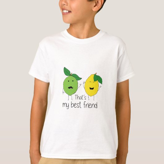 Lemon and Limon Best Friends BESTE FREUNDIN T-Shirt (Vorderseite)