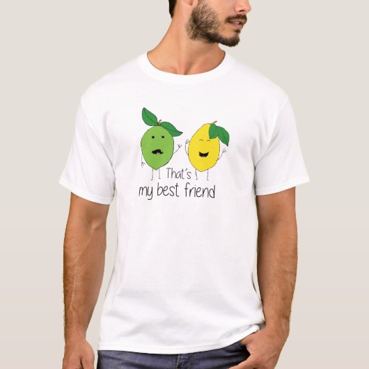 Lemon and Limon Best Friends BESTE FREUNDIN T-Shirt (Vorderseite)