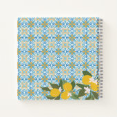 Lemon and Tiles Recipe Book | Kücheneinrichtung Notizblock (Rückseite)
