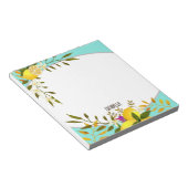 Lemon Aqua Notizblock (angewinkelt)