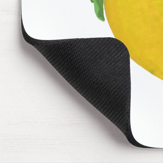 Lemon Aquarellmalerei Mousepad (Ecke)