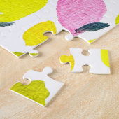 Lemon-Aquarellmuster Puzzle (Seite)