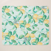 Lemon Aquarellmuster Sherpadecke (Vorderseite (Horizontal))