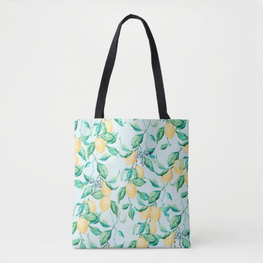 Lemon Aquarellmuster Tasche (Vorderseite)