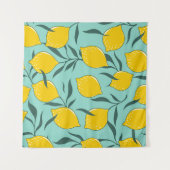 Lemon Art Fashion Abstrakt Nahtlos Wandteppich (Vorderseite (Horizontal))