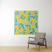 Lemon Art Fashion Abstrakt Nahtlos Wandteppich (Beispiel)