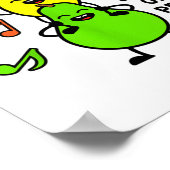 Lemon auf einem braunen Feinschmecker Lyric meme Poster (Ecke)