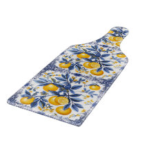 🍋 Lemon Azulejo mit blauen Elementen