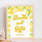 Lemon Baby Duschbücher und Geschenke Poster