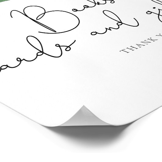 Lemon Baby Dusche Büchskarten und -geschenke Poster (Ecke)