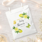 Lemon Baby Dusche Niedlich Citrus Personalisiertes Geschenktütchen (Ausgeschnitten)