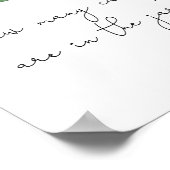 Lemon Baby Dusche Rate wie viele Bonbons Poster (Ecke)