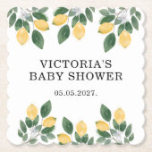 Lemon-Baby-Party Untersetzer (Vorderseite)