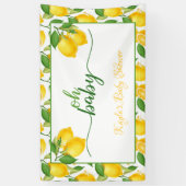 Lemon Baby Showbanner - Oh Baby Banner (Vertikal)
