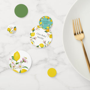 Lemon Baby Shower, Ciao Baby, italienisches Thema Konfetti