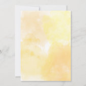 Lemon Baby Shower Einladung (Rückseite)