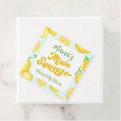 Lemon Baby Shower Mama's Haupt-Squeeze Geschenkanhänger (Beispiel)