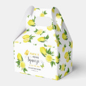 Lemon Baby Shower Mama's Hauptpresse Niedlich Citr Geschenkschachtel (Rückseite)