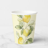 Lemon Baby Shower Pappbecher (Rechts)