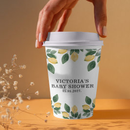 Lemon Baby Shower Pappbecher