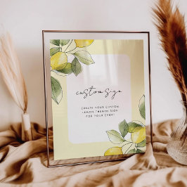 Lemon Baby Showmarke Poster